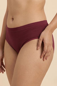 Zivame Medium Rise Full Coverage Seamless Hipster Panty (Pack of 3) - Multicolor — thumbnail 3